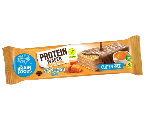 Brain Foods Protein Caramel Wafer