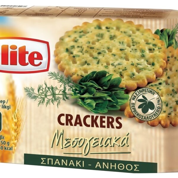 Elite Crackers - Spinach & Dill