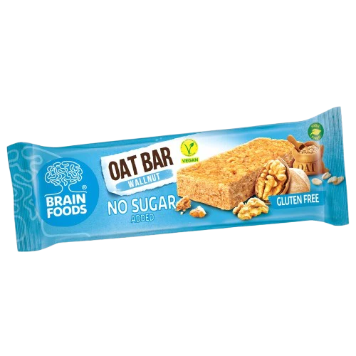 Brain Foods Walnut Oat Bar