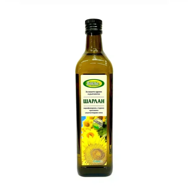 Sharlan Unrefined Sunflower Oil - 500 ml