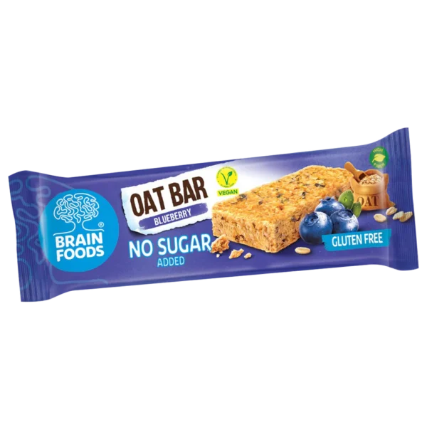 Brain Foods Blueberry Oat Bar