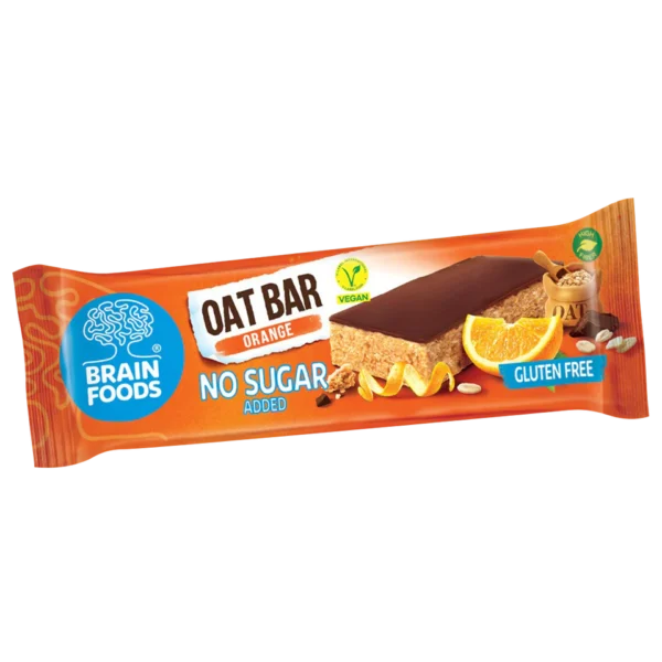 Brain Foods Orange Oat Bar