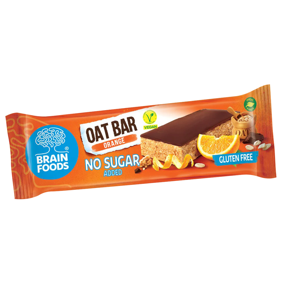 Brain Foods Orange Oat Bar