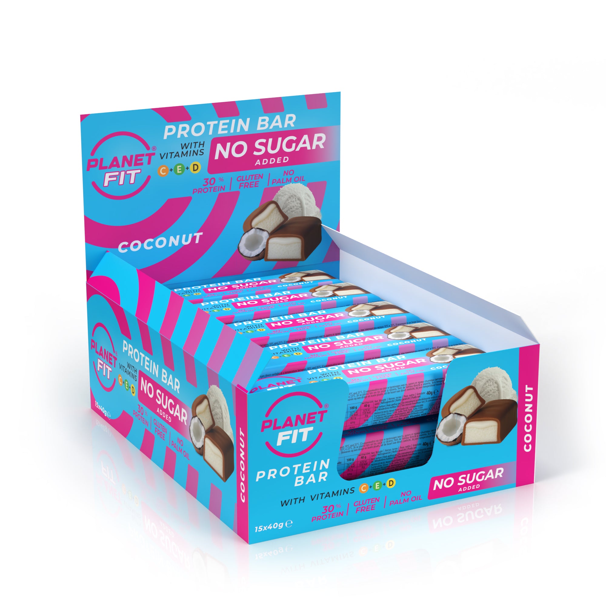 Planet Fit Vitamin Protein Bar - Coconut - Image 2