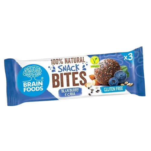 Brain Foods Snack Bites - Chia & Blueberry