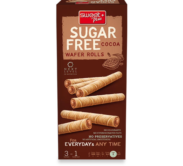 Sugar Free Wafer Rolls