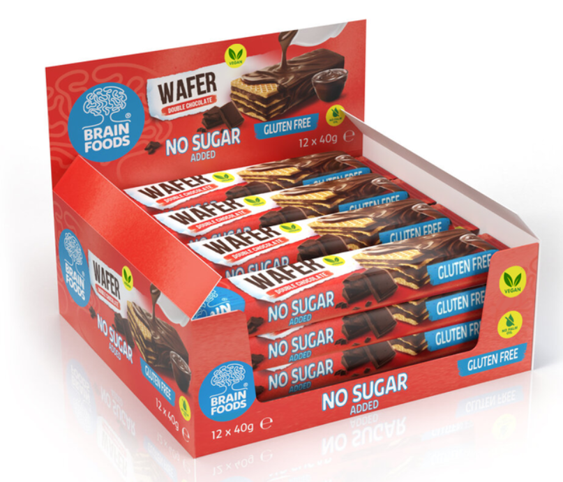 Brain Foods Double Chocolate Wafer - Image 2