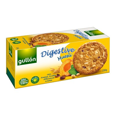 Gullon Digestive Muesli Biscuits with Apricot 230 g